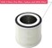 Nobel 3 Filters (Pre-filter, Carbon And HEPA Filter) Air Purifier 14 Square Meter Area To Clean 3 HEPA Filters 4 Speed Ambiant Light NAP120 White