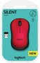 Logitech Wireless Mouse M220 Silent Red