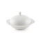Porceletta Ivory Porcelain Bowl with Cover 16.4 cm