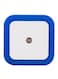Generic - 4-LED Smart LED Light Sensor Lamp - EU Plug Blue 0.4watts