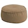 In House Round Decorative Linen Bean Bag - 70x25 cm - Beige