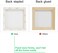 Generic Canvas And Easel Set Painting Craft Drawing Art Decoration Canvas Painting Stand Kit 10 Pack