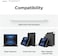 elago Metal Pencil Holder compatible with Apple Pencil 2 2nd Generation, Apple Magic Keyboard, Smart Keyboard Folio and other Magnetic iPad cases - Black