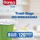 Sanita Club 8 Gallon Oxo-Biodegradable Medium White 4 Garbage Bags