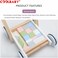 COOLBABY Wooden Baby Push Walker - 2 in 1 Toddler Push And Pull Toy Learning Walker Stroller Toddler Walker. With Wheels. With Building Blocks. For 1-3 Years Old
