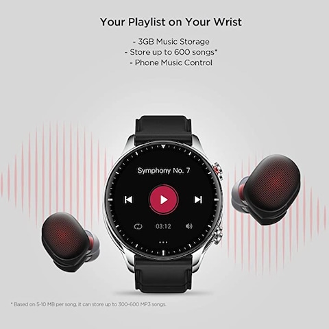 Amazfit GTR 2 Smartwatch With Alexa Built-In, 3Gb Music Storage, GPS, Heart Rate, Sleep, Stress, Spo2 Monitor, 14-Day Battery Life, Bluetooth Phone Calls, 12 Sports Modes, Water-Resistant (Classic)