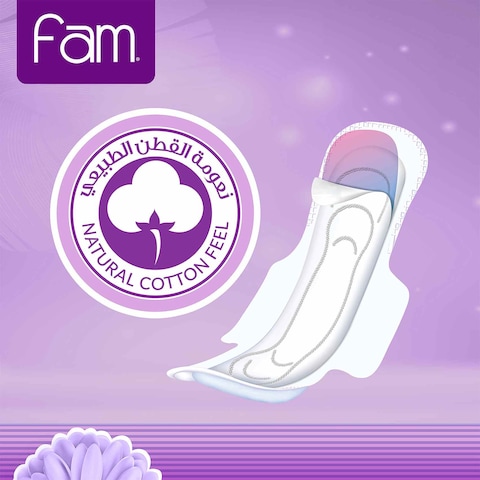 Fam Maxi Sanitary Pad Classic with  Wings  Super 50 pads