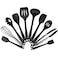 Decdeal - 10PCS Cooking Utensils Kitchen Utensil Set Silicone Kitchenware Set Stainless Steel Handle&nbsp;Cookware Set Chef Nonstick Cookware Kitchen Gadgets