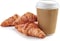 [50 Sets] 8 oz. Brown Disposable Ripple Insulated Coffee Cups with Lids - Hot Beverage Corrugated Paper Cups