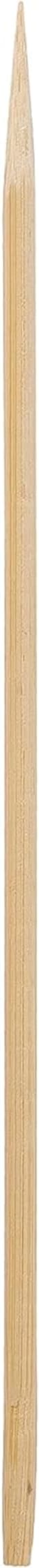 Royalford Bbq Round Skewers- Rf11686 Bamboo Skewers Perfect For Indoor, Camping, Hiking And Other Outdoor Entertainment For Grilling Meat, Fish, Vegetables, Chicken, Etc Strong And Sturdy Brown