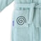 Milk&amp;Moo Sangaloz Velvet Bathrobe,Light Blue, Kids Bathrobe, Kids Hooded Towel, Suitable for the Ages of 2-4