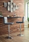 Umatou Bar Stools Gas Lever Adjustment High Bar Chair Leather Bar Stools For Kitchen ,Bar Counter,Homeset Of 2 Black (1)