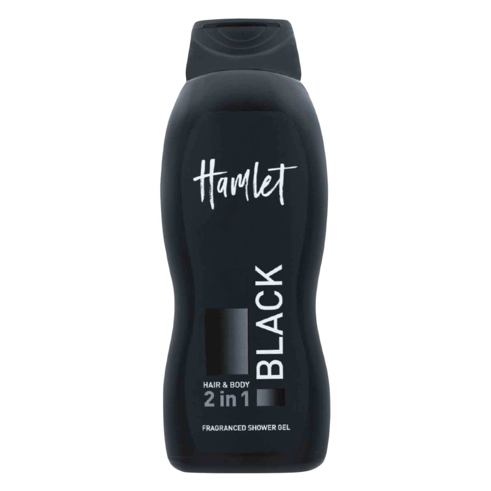 Hamlet Black 2 In 1 Hair And Body Shower Gel 650ml