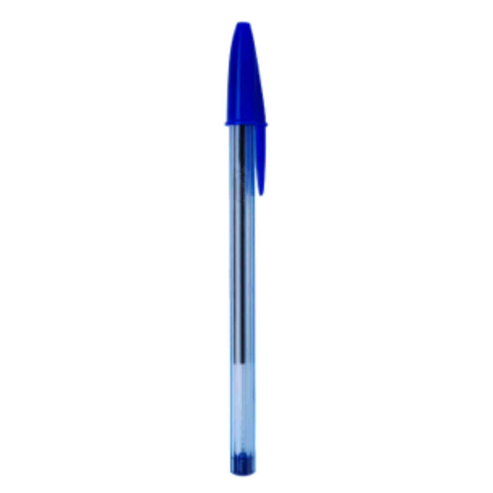 BIC Cristal  Ballpoint Pens Medium Point (1.0 mm) - Assorted, Pouch (5 +1 FREE) (4Blue:2 Black)