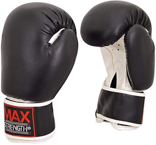 Max Strength Boxing Gloves Kick Punch Bag Muay Thai UFC Fight Training Mitts 12 Oz