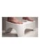 Generic - Bathroom Toilet Stool White 9Inch