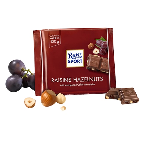 Ritter Sport Raisin &amp; Hazelnut chocolate 100G