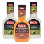 Buy Delicio Assorted Salad Dressing 267ml x Pack of 3 in Kuwait