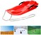 Generic Migvela-Ae Outdoor Sports Plastic Skiing Boards Sled Luge Snow Grass Sand Board Ski Pad Snowboard With Rope For Double People