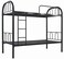 Generic Iron Metal Bunk Bed, Black - 190(L) X 90(W) X 83(H) Cm