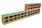 RBWTOYS Kids Nursery School Storage Furniture Kids WoodenCabinet . RW-17510    size 120x20x35cm