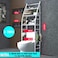 3 Shelf Toilet Cabinet Shelving Kitchen Bathroom Space Saver Shelf Organizer White