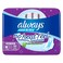 Always Cool And Dry No Heat Feel Large With Wings Sanitary Pads 10 Count