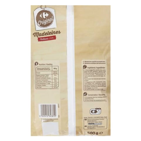 Carrefour Original Madeleines Moelleuses 500g