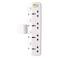 MyChoice 4-Way T-Shape Universal Wall Socket Adapter
