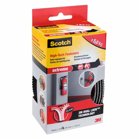 3M FASTNERBLACKSCOTCH2.5CM*1.2M
