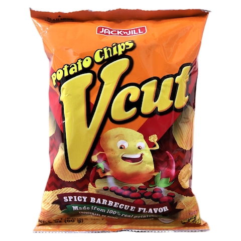 Jack&#39;n Jill V Cut Spicy Barbecue Potato Chips 60g