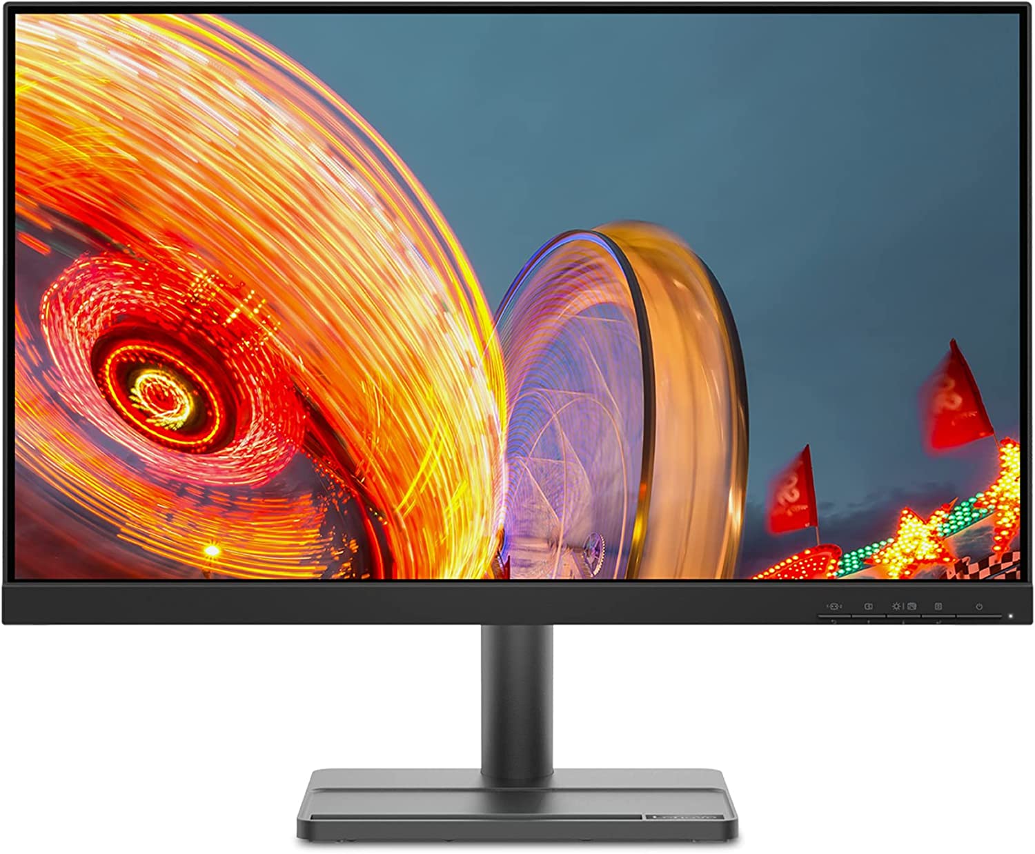 Lenovo L24e 30 24inch, VA, FHD, 4MS, 75Hz, AMD Freesync, 1920 x 1080, VESA, 3 side Near Edgeless, Eye Comfort Certified Eyecare 66BCKAC2UK, Black