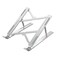 Ergonomic Laptop Stand Portable Adjustable Aluminum Desktop Ventilated Cooling Holder Anti Slip Folder and easy to carry