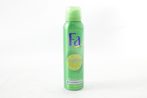 FA ANTI STAINS DEODORANT 48HOURS PROTECTION CARIBBEAN LEMON 150ML