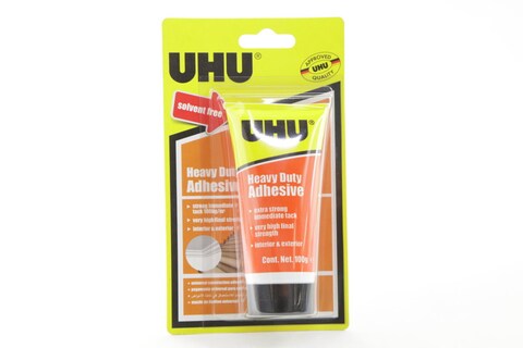 UHU HEAVY ADHESIVE 100G BLISTER