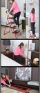 Folding Ladder Domestic Light Stepladder Household Combination Multifunction Steps Indoor Outdoor Home 4 Step  RED FLDLS 4 STEPRED