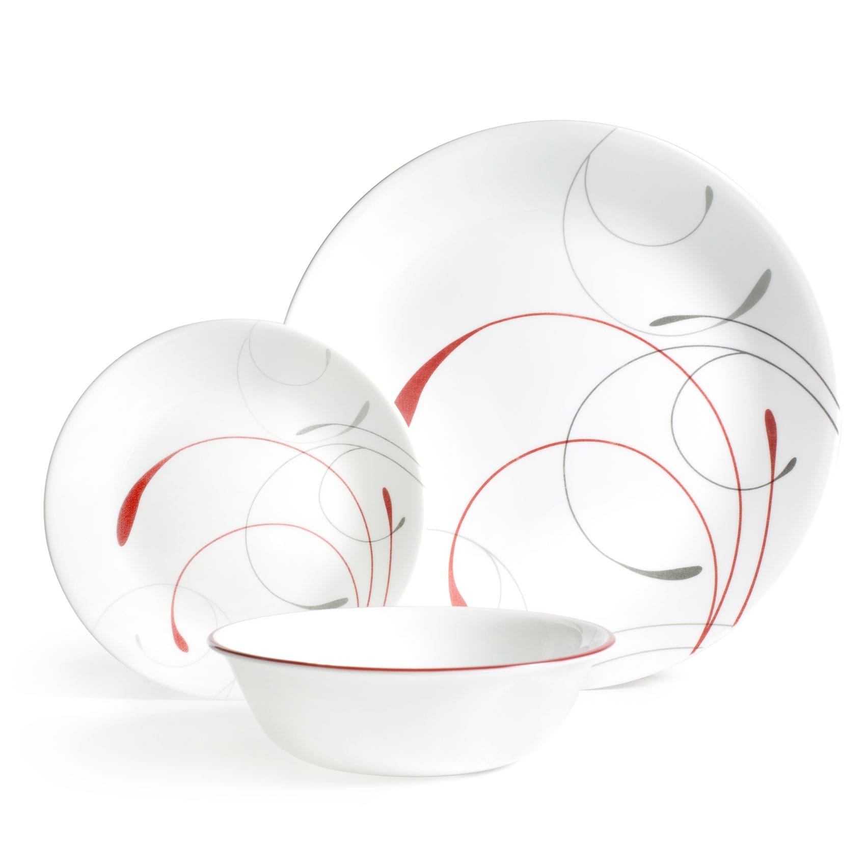 Buy Corelle Splendor Dinner Set White 18 Online | Carrefour UAE