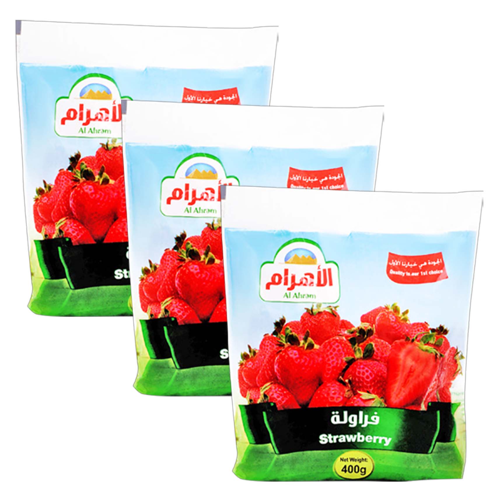 Al Ahram Strawberry 400g x Pack of 3