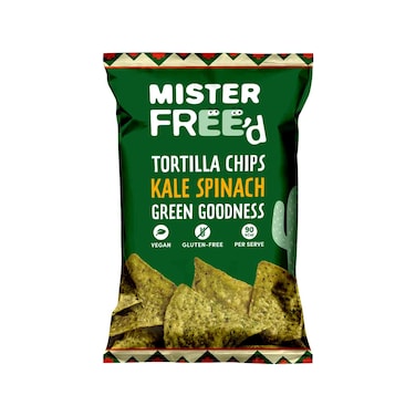 Mister Freed Tortilla Chips With Kale And Spinach 135g
