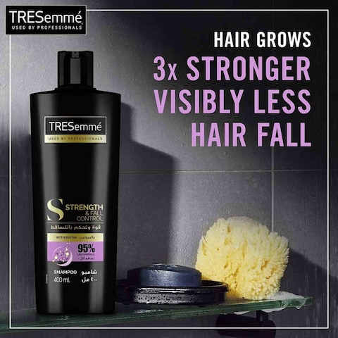 TRESemm&eacute; Strength &amp; Fall Control Shampoo With Biotin For 3X Stronger Hair 400ml