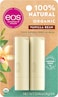 EOS USDA Organic Lip Balm, Vanilla Bean, Lip Care To Moisturize Dry Lips, 100% Natural And Gluten Free, Long Lasting Hydration, 0.14 Oz, 2 Pack