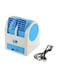 Generic Portable USB Mini Air Cooler Fan EA-802 Blue/White