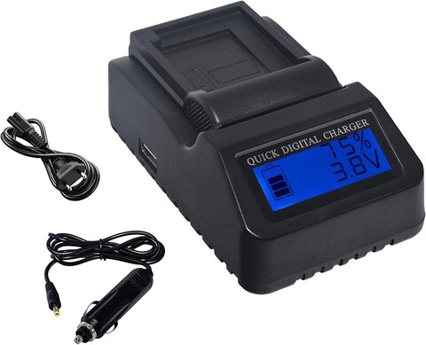 DMK Power EN-EL19 Quick Rapid Battery Charger Compatible with Nikon Coolpix S2500/ S3100/ S4100/ 3200 Etc Cameras&hellip;