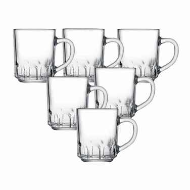 طقم ماجات زجاج لومينارك تروكيه، 25 لتر مكعب - 6 قطع