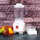 3-in-1 Blender, Rocker Switch, Pulse Function, OMSB4141N, 350W Powerful Motor, Durable Sharp Stainless-Steel Blades, Mixer Grinder With 3 Jars (Liquidizing, Wet Grinding and Chutney Jar)