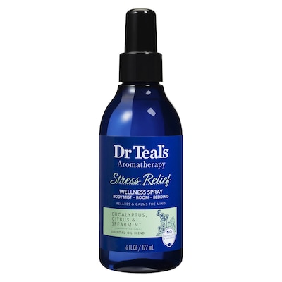 Dr Teal's Stress Relief Wellness Spray Eucalyptus Citrus and Spearmint 177ml