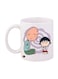 Bp Anime Chibi Maruko Chan Printed Mug White/Blue/Purple Standard Size