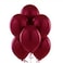 Burgundy Latex Balloon Pack