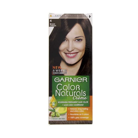 Garnier Color Naturals Creme Nourishing Permanent Hair Color 4 Brown