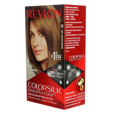 Revlon Colorsilk Beautiful Color Ammonia Free Permanent Haircolor 54 Light Golden Brown